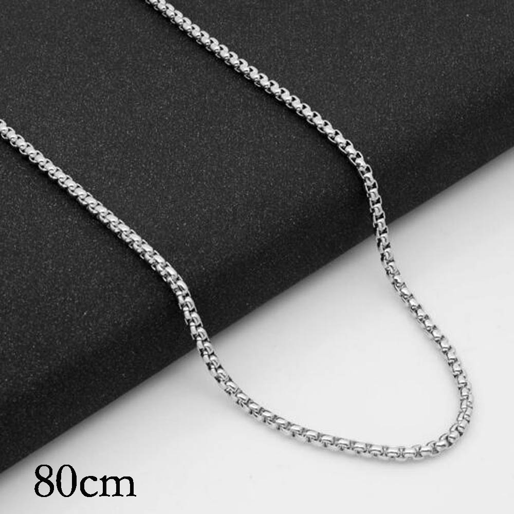 80CM Stainless steel chain necklace Jewelry Accessories, Wholesales